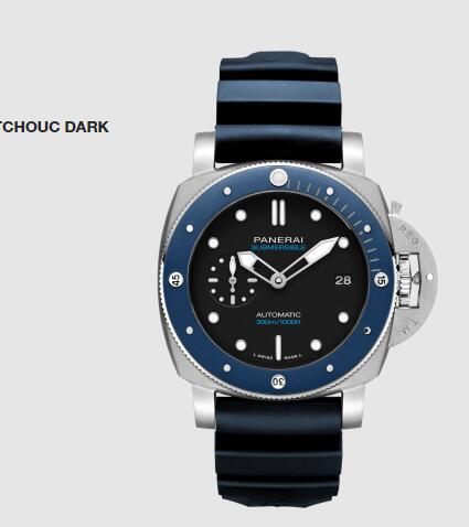 Panerai Submersible Azzurro 42mm Replica Watch PAM01209 CAOUTCHOUC DARK BLUE